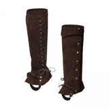 Maxbell 2xBoot Top Covers Fashion Pirate Boot Covers for Themed Party Festival Camping Brown