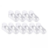 Maxbell 4x10Pcs Transparent Baby Shoe Stretcher Professional for Socks Store 12cm