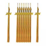 Maxbell 3x10x Graduation Cap Hat Tassel Academic Charm Supplies Ceremonies Accessories yellow