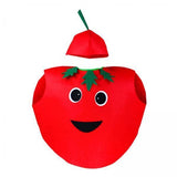 Maxbell 2xKids Fruit Costume Cosplay Cute Children Costume for Themed Party Masquerade Tomato
