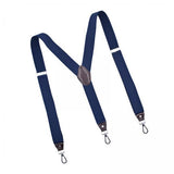 Maxbell 5xFashion Men's Suspenders Pants Adjustable Unisex Adjustable Y Back Blue