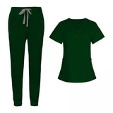 Maxbell 2xNurse Work Clothing Nursing Uniform Top and Pants Scrub Set Jogging Pant