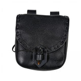 Maxbell 3xMedieval Belt Pouch Durable Fanny Pack Purse Costume Accessories Black