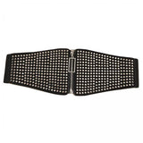 Maxbell 2xFashion Women Corset Belt Leather Studded Waist Belt Female Dress Waistband