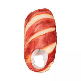 Maxbell 2xPlush Bread Hat Creative Cute Lovely Bread Cap for Party Holiday Fancy Dress