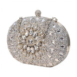 Maxbell 4xWomen Clutch Evening Bag Pouch Wedding Purse for Club Cocktail Party Wedding silver