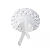 Maxbell 2xAfrican Turban Women Sequin Headwear Head Scarf Hair Cover Girls Headwrap White