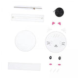 Maxbell 4xDIY Leather Bag Making Cute Hand Knitting Craft Shoulder Bag Sewing Material White