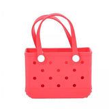 Maxbell 3xWashable Tote Bag Waterproof Handbag Organizer Fashion Summer Kids Beach Bag Red