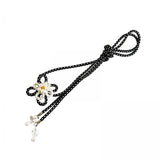 Maxbell 6xObi Ornament Lady Obi Fastening Belt Decoration for Christmas Ceremony Party Black