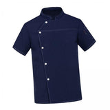 Maxbell 3xChef Coat Jacket Waiter Waitress Apparel for Food Service Kitchen Bakery M