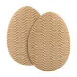Maxbell 4xNon Slip Shoe Pads Self Adhesive Rubber for High Heels Round Head Khaki