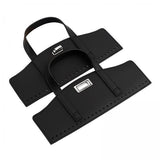 Maxbell 2xCrochet Bag Handles with Twist Lock Bag Accessories with Holes Purse Handles Black