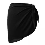 Maxbell 2xSummer Bikini Wraps Women's Beach Tie Wrap Skirt Solid Chiffon Cover Up