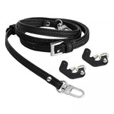 Maxbell 4xPurse Strap for Handbag Durable Bag Shoulder Strap for Clutches Purse Making Black
