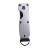 Maxbell 6xKey Organizer Minimalist Metal Key Storage Buckle Keychain Father's Day Gift Gray