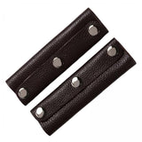 Maxbell 4x2x Leather Handbag Handle Wrap Cover Handle Protectors Holder for Travel Bag Black