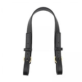 Maxbell 3xLeather Bag Strap DIY Detachable Adjustable Bag Handle Replacement 2cm Wide Black