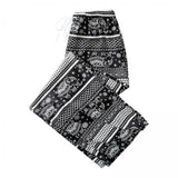 Maxbell 2xYoga Pants Boho Thai Beach Baggy Pants Hippy Female Harem Trousers White Fish Scale