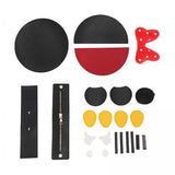 Maxbell 3xDIY PU Leather Bag Making Kit Handmade for Beginners Crafts DIY Shoulder Bag With Bow