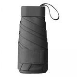 Maxbell 2xMini Sunny and Rainy Umbrella Wind Resistance for Outdoor Travel  Black