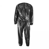 Maxbell 3xFitness Sauna Suit Exercise Gym Home Sweat Suit Hoodie Pants Black M