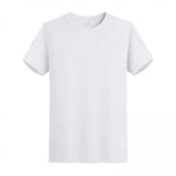 Maxbell 2xMens Cotton Blank T-Shirts Women Modal Shirt Plain T Shirt Tee White M