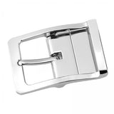 Maxbell 4xAlloy Belt Buckle Single Prong Belt Accessories High Quality Pin Belt Buckle Silver
