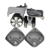 Maxbell 3x2pcs Swivel Wheel Luggage Suitcase Casters Swivel Wheel Replacement Grey