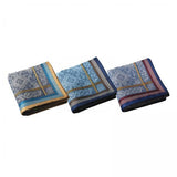 Maxbell 2x3x Cotton Mens Handkerchief Hankies Bandanas Pocket Square for Party Prom