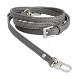 Maxbell 3xLeather Bag Strap Replacement Universal Shoulder Strap for Shoulder Handbags Gray