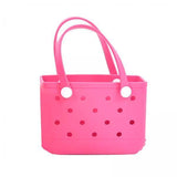 Maxbell 2xWashable Tote Bag Waterproof Handbag Organizer Fashion Summer Kids Beach Bag Dark Red