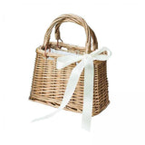 Maxbell 4xBeach Bag SRattan Purse Tote Holiday Travel Storage Busket Handbag Rectangle