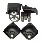 Maxbell 3x2pcs Swivel Wheel Luggage Suitcase Casters Swivel Wheel Replacement Black