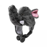 Maxbell 4xWinter Cartoon Animal Hat Elephant Child Costume for Dress up Party Festival