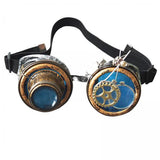 Maxbell 3xFashion Steampunk Goggles Eyewear Men Props Punk Colored Glasses