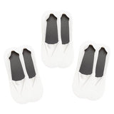 Maxbell 2xMens Boat Liner Socks Invisible Low Cut No Show Breathable Cotton Bottom White