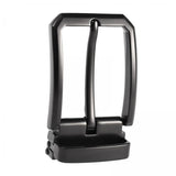 Maxbell 2xBelt Buckle Rectangular Metal 35 mm Classic Heavy Duty Pin Buckle Black