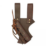 Maxbell 4xMedieval Belt Sword Sheath Dagger Rapier Waist Scabbard for Cosplay Brown