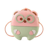 Maxbell 2xDIY Leather Crossbody Bag Kit Easy for Kids Leather Sewing Kits Pink