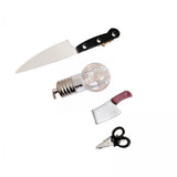 Maxbell 4xMini Knife Hair Clips Small Hip Hop Creative Hair Pins for Women Girls Party
