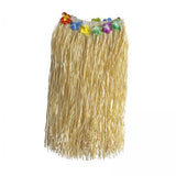 Maxbell 5xHawaiian Skirt with Flowers Raffia Skirt for Beach Celebration Carnival 80CM