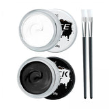 Maxbell 3xWhite and Black Face Body Paint Face Painting Pigment for Club Party Prom
