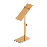 Maxbell 4xShoe Rack Adjustable Height Shoe Display Stand Shoe Riser Shoe Holder Shelf Rose Gold