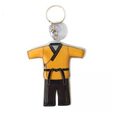 Maxbell 3xTaekwondo Keychain Metal Keyring Cute Bag Charms Key Holder Sports Keychains Yellow