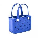 Maxbell 2xWashable Tote Bag Waterproof Handbag Organizer Fashion Summer Kids Beach Bag Blue