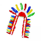Maxbell 2xFeather Headdress Indian Hat Headwear for Performance Party Carnival Costume Style D