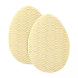 Maxbell 4xNon Slip Shoe Pads Self Adhesive Rubber for High Heels Round Head Apricot