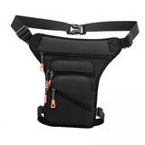 Maxbell 2xMen Waist Belt Bag Costume Multifunctional Fishing Shoulder Bag Leg Bag Black