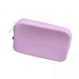 Maxbell 2xSilicone Insert Purse for Beach Tote Bag Card Holder Waterproof Card Case Light Purple